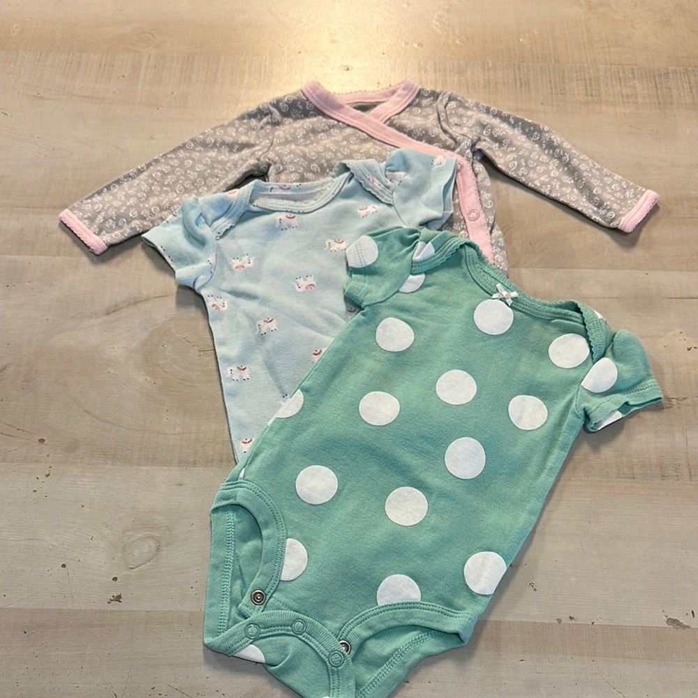 Three-piece bundle, 3 months - Blue, Green, Gray
